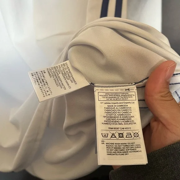 Men's Authentic Real Madrid 2016/17 Home Jersey Size L #11 Bale